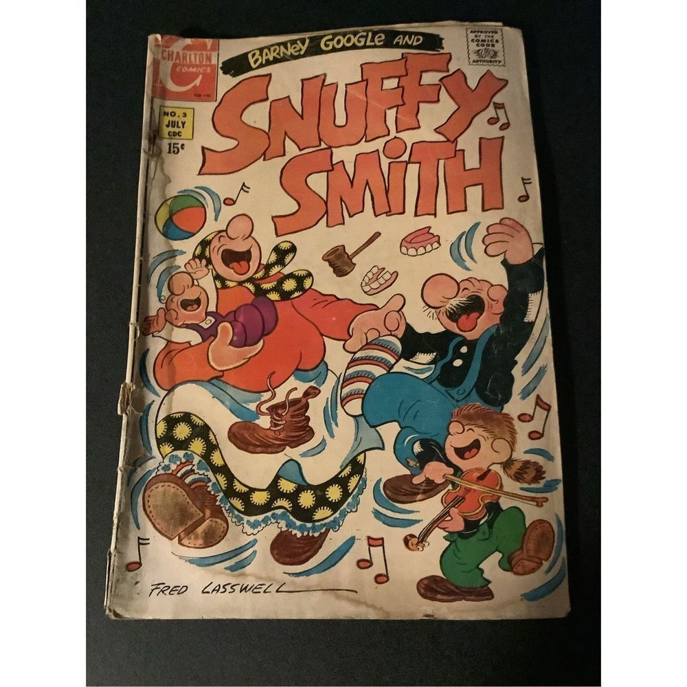 Vintage 1970 Charlton Comics Snuffy Smith Issue 3